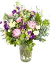 Pinks, Creams & Lavender Bouquet