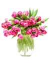 Subscription Flowers - Pink Tulips Flowers Delivered Weekly