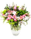Spring Bouquet - Pinks & Lime Greens Weekly Flower Delivery – pink and lime green