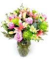 Bouquet - Pinks & Lime Greens Bouquet - Pinks & Lime Greens