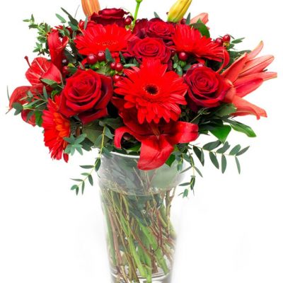 Valentines Day Bouquet, Valentines Day Flowers, Red Roses