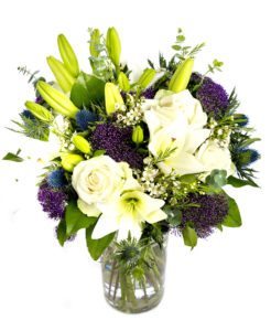 Lilies and Roses - Creams & Blues