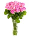 Weekly Flower Delivery –Roses - Long Stemmed - Pink