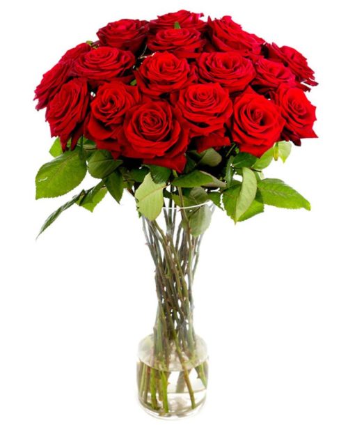 Weekly Flower Delivery – Roses - Long Stemmed - Red