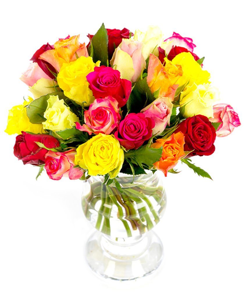 Weekly Flower Delivery - Roses - Medium Stemmed - Petite