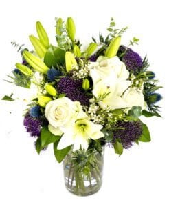 Mixed Subscription Flowers - Whites, Blues & Purples