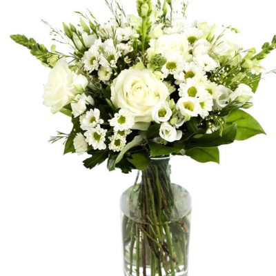 White Subscription Flowers