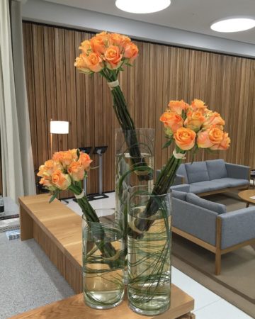 Reception Flowers - Orange Avalanche Roses