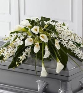 Calla Casket Spray