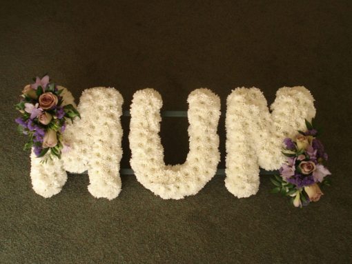 Mum Funeral Tribute With Lilac