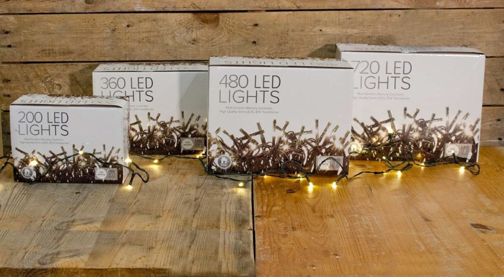 Christmas Tree Lights - Warm White LED