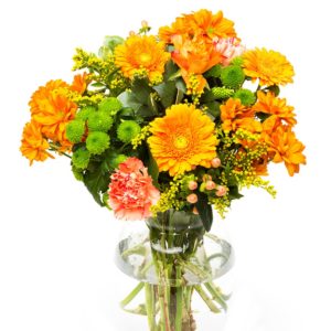 Carnations Bouquet - Orange